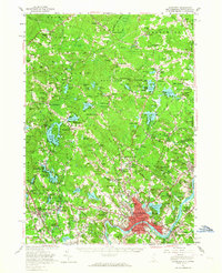 Haverhill 1956 topographic map thumbnail