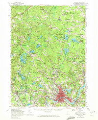 Haverhill 1956 topographic map thumbnail