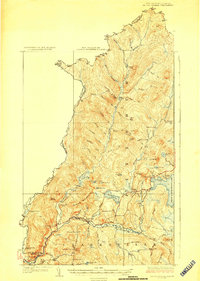 Indian Stream 1927 topographic map thumbnail