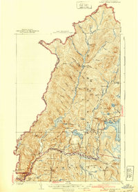 Indian Stream 1927 topographic map thumbnail