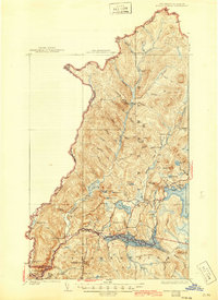 Indian Stream 1927 topographic map thumbnail