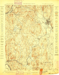 Keene 1898 topographic map thumbnail