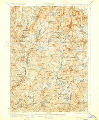 Lovewell Mountain 1930 topographic map thumbnail
