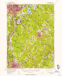 Manchester 1953 topographic map thumbnail