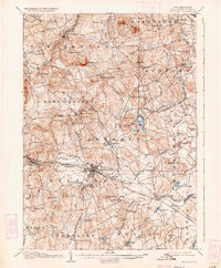 Milford 1906 topographic map thumbnail