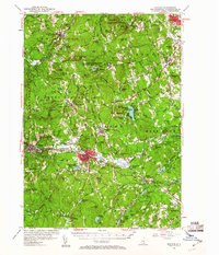 Milford 1953 topographic map thumbnail