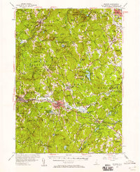 Milford 1953 topographic map thumbnail