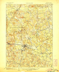 Milford 1906 topographic map thumbnail