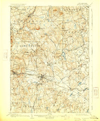 Milford 1906 topographic map thumbnail