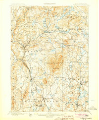 Monadnock 1898 topographic map thumbnail