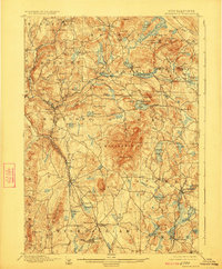 Monadnock 1898 topographic map thumbnail