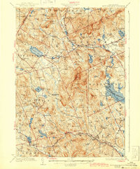 Mount Kearsarge 1928 topographic map thumbnail