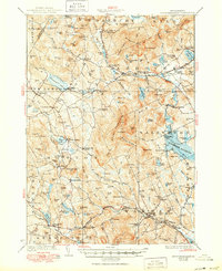 Mount Kearsarge 1928 topographic map thumbnail