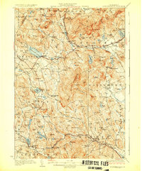 Mount Kearsarge 1928 topographic map thumbnail