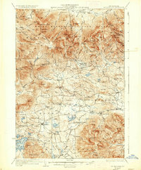 Mt. Chocorua 1931 topographic map thumbnail