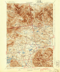 Mt. Chocorua 1931 topographic map thumbnail