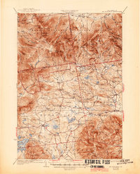 Mt. Chocorua 1931 topographic map thumbnail