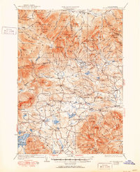 Mt. Chocorua 1931 topographic map thumbnail