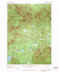 Mt. Chocorua topographic map thumbnail