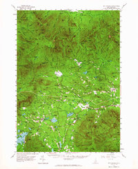 Mt. Chocorua 1958 topographic map thumbnail