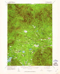 Mt. Chocorua 1958 topographic map thumbnail