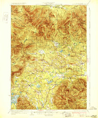 Mt. Chocorua 1931 topographic map thumbnail