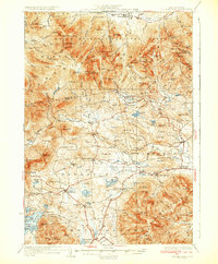Mt. Chocorua 1931 topographic map thumbnail