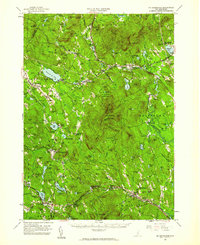 Mt. Kearsarge 1956 topographic map thumbnail
