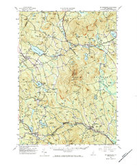 Mt. Kearsarge 1956 topographic map thumbnail