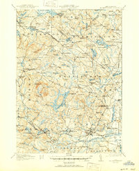 Mt. Pawtuckaway 1919 topographic map thumbnail