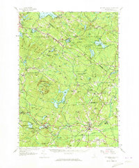 Mt. Pawtuckaway 1957 topographic map thumbnail