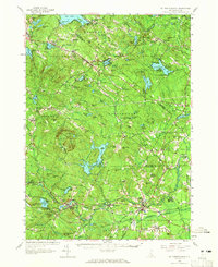 Mt. Pawtuckaway 1957 topographic map thumbnail