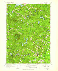 Mt. Pawtuckaway 1957 topographic map thumbnail
