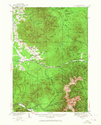 Mt. Washington 1935 topographic map thumbnail