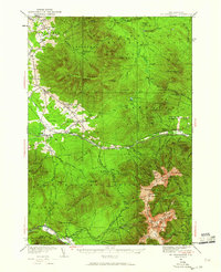 Mt. Washington 1935 topographic map thumbnail
