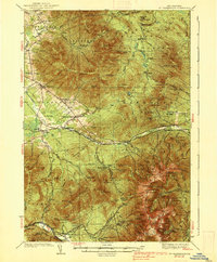 Mt. Washington 1938 topographic map thumbnail