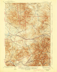 Mt. Washington 1938 topographic map thumbnail