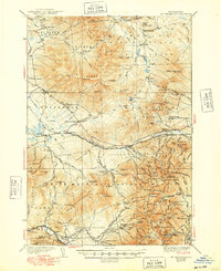 Mt. Washington 1938 topographic map thumbnail