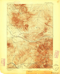 Mt. Washington 1896 topographic map thumbnail
