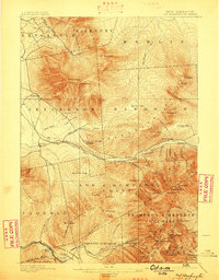 Mt. Washington 1896 topographic map thumbnail