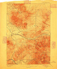 Mt. Washington 1896 topographic map thumbnail