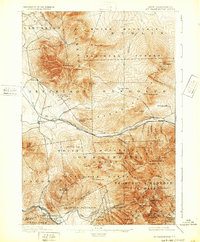 Mt. Washington 1896 topographic map thumbnail