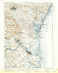 Newburyport 1934 topographic map thumbnail