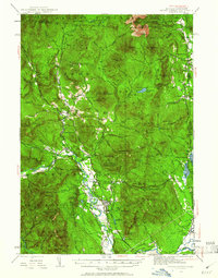 North Conway 1942 topographic map thumbnail