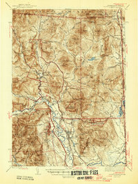 North Conway 1945 topographic map thumbnail