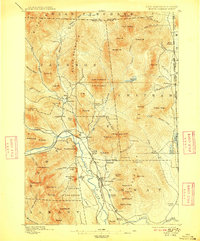 North Conway 1896 topographic map thumbnail