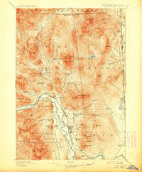 North Conway 1896 topographic map thumbnail