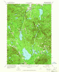 Ossipee Lake 1958 topographic map thumbnail