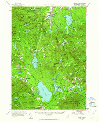 Ossipee Lake 1958 topographic map thumbnail