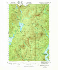 Second Connecticut Lake 1927 topographic map thumbnail